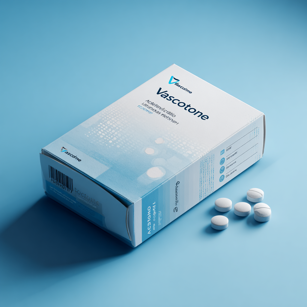 product package on neutral background